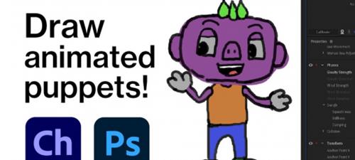 Sketchy Characters Draw an original animated puppet in Adobe Character Animator and Photoshop