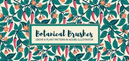 Botanical Brushes Grow a Plant Pattern in Adobe Illustrator