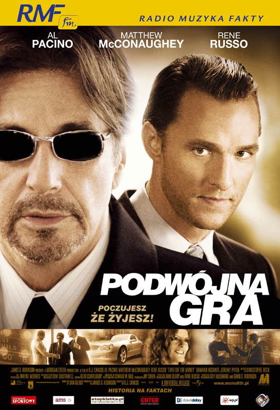 Podwójna gra / Two for the Money (2005) PL.1080p.BluRay.x264.AC3-LTS ~ Lektor PL
