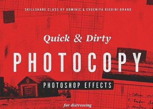 Quick & Dirty Photocopy Effects in Photoshop