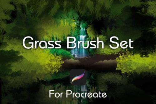 Grass Procreate Brushes