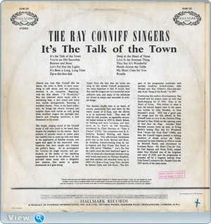 The Ray Conniff Singers - It's The Talk Of The Town (1971) Recorded 1959