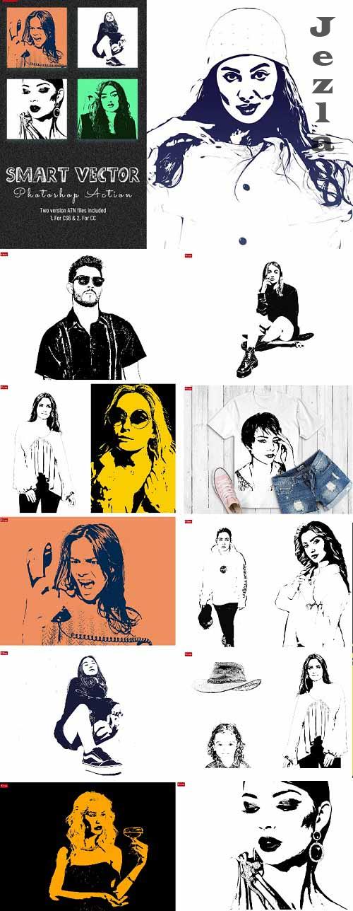 Smart Vector Photoshop Action - 5670471 (updated)