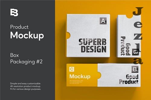 Box Packaging #2 Product Mockup