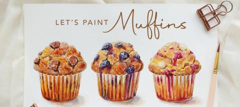 Learn to Paint Muffins Without Reference