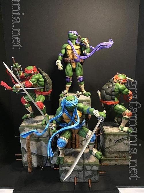 3D Print Models Teenage Mutant Ninja Turtle Diaroma