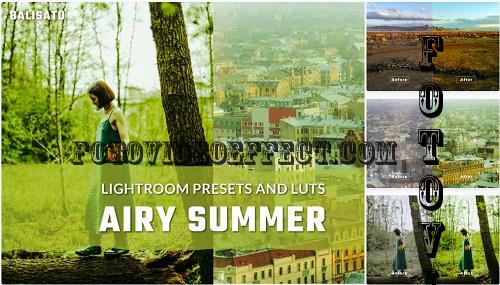 Airy Summer LUTs and Lightroom Presets