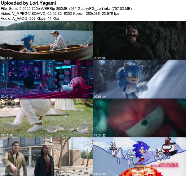 Sonic 2 (2022) 720p WEBRip x264-GalaxyRG