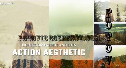Action Aesthetic LUTs and Lightroom Presets