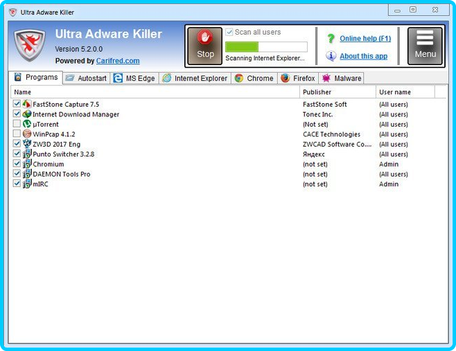 Ultra Adware Killer 10.6.1.0 810c3fa89e60a4ceae5606fd3e149d4e