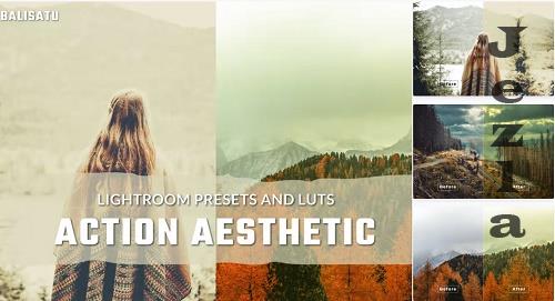 Action Aesthetic LUTs and Lightroom Presets