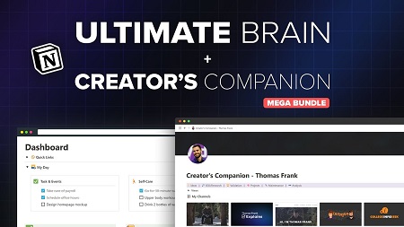 Ultimate Brain + Creator's Companion Bundle by Thomas Frank