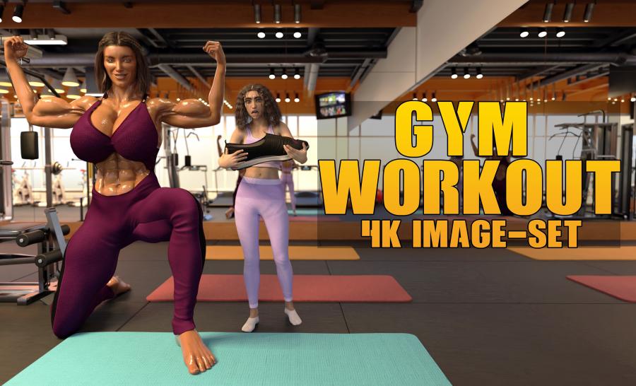 GiantPoser - GYM Workout 3D Porn Comic
