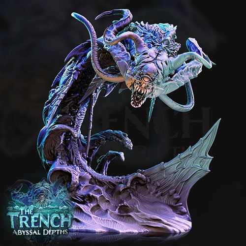 3D Print Models Abyssal Depths - The Trench Slaudrul, the Aboleth