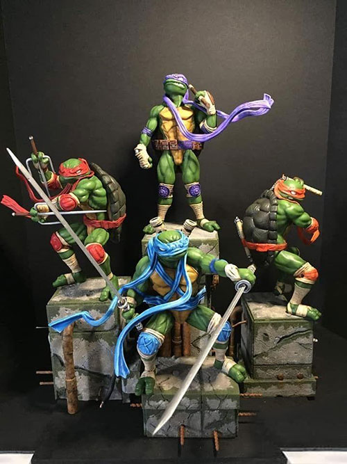 3D Print Models Teenage Mutant Ninja Turtle Diaroma