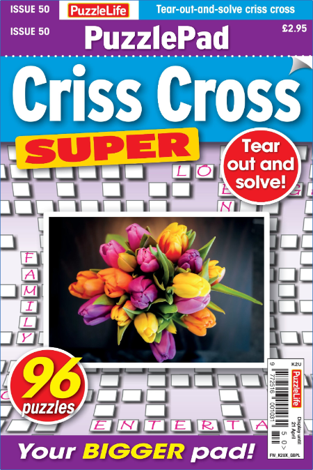 PuzzleLife PuzzlePad Criss Cross Super – 26 March 2020