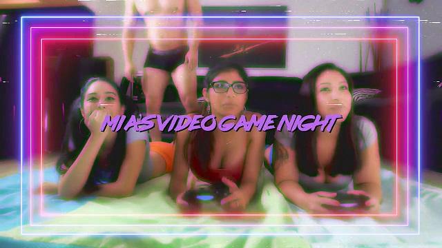 [BangbrosClips.com / BangBros.com] Mia Khalifa (Mia's Video Game Night) [2015, All Sex, Facial, 1080p]