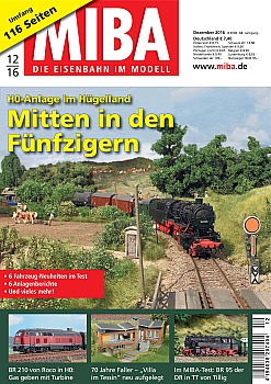 MIBA. Die Eisenbahn im Modell 2016 Nr 12