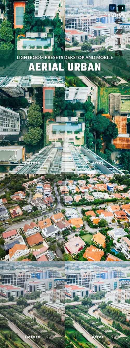 Aerial Urban Lightroom Presets - 37628655