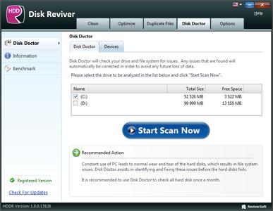 ReviverSoft Disk Reviver 1.0.0.18480 Multilingual Portable