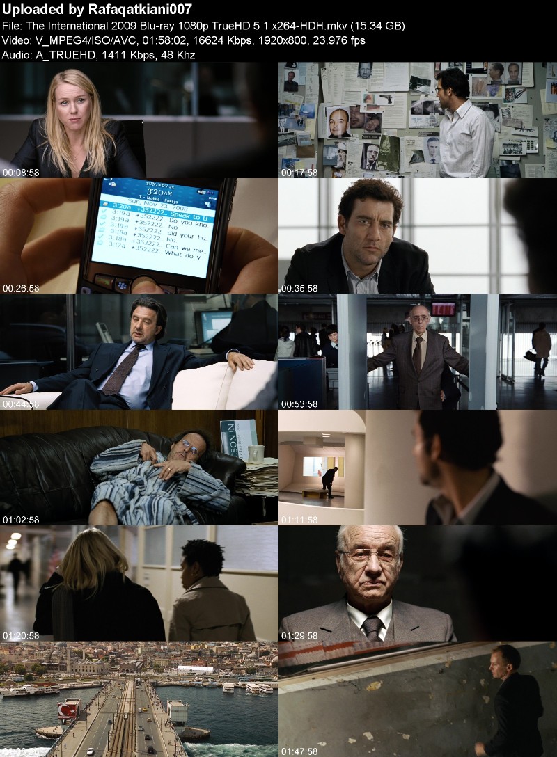 The International 2009 Blu-ray 1080p TrueHD 5 1 x264-HDH The International 2009 Blu-ray 1080p TrueHD 5 1 x264-HDH