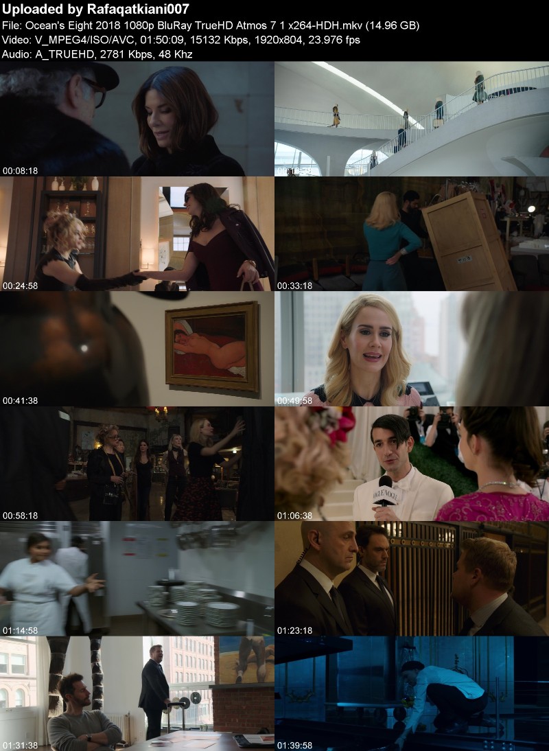 Ocean's Eight 2018 1080p BluRay TrueHD Atmos 7 1 x264-HDH Ocean's Eight 2018 1080p BluRay TrueHD Atmos 7 1 x264-HDH