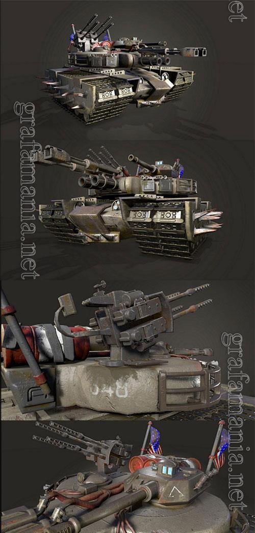 3D Models Insane tank