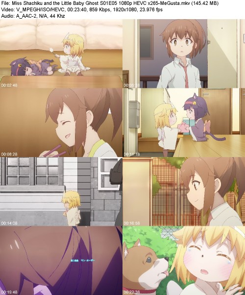 Miss Shachiku and the Little Baby Ghost S01E05 1080p HEVC x265-[MeGusta]