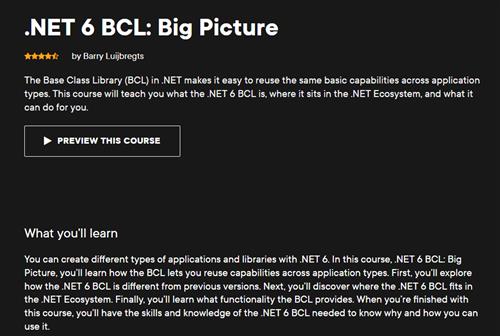 Barry Luijbregts – .NET 6 BCL: Big Picture