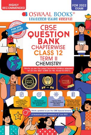 Oswaal CBSE Question Bank Chapterwise For Term 2, Class 12, Chemistry (For 2022 Exam)