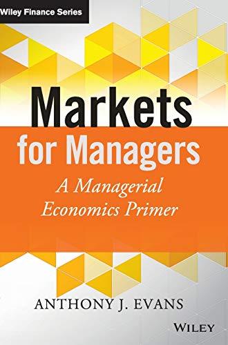 Markets for Managers: A Managerial Economics Primer