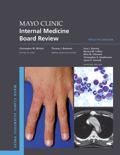 Mayo Clinic Internal Medicine Board Review (Mayo Clinic Scientific Press), 12th Edition [True PDF]