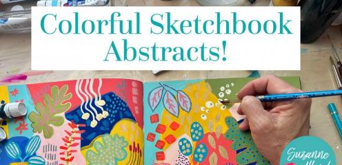5 Colorful Sketchbook Abstracts!
