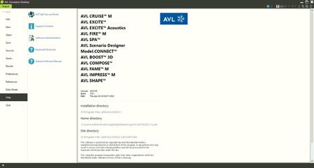 AVL Simulation Suite 2022 R1 Build 153