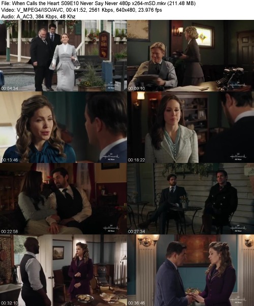 When Calls the Heart S09E10 Never Say Never 480p x264-[mSD]