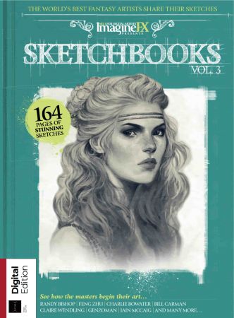ImagineFX Presents: Sketchbook   Vol 3, Third Revised Edition, 2022