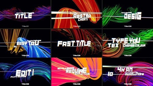 Videohive - Abstract Fast Glitch Titles 37580872 - Project For Final Cut & Apple Motion