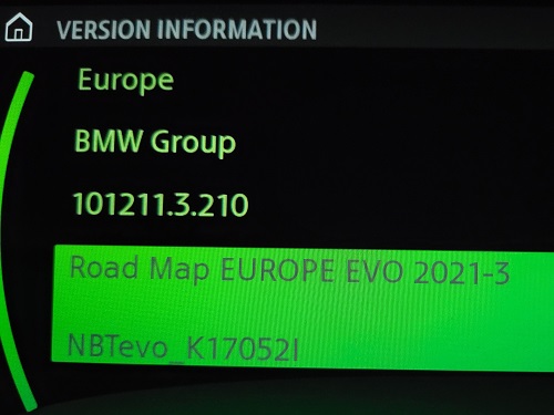 BMW Road Map Europe Evo 2021-3 [2021]