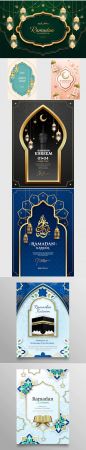 Ramadan Kareem   Beautiful 15 Vector Templates Collection