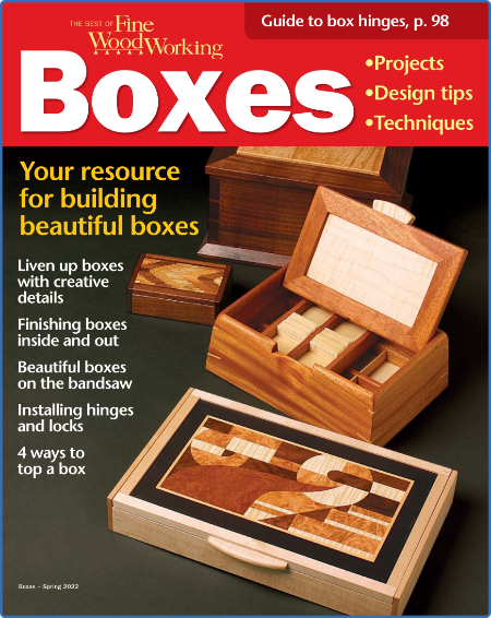 Fine WoodWorking Boxes, Spring 2022