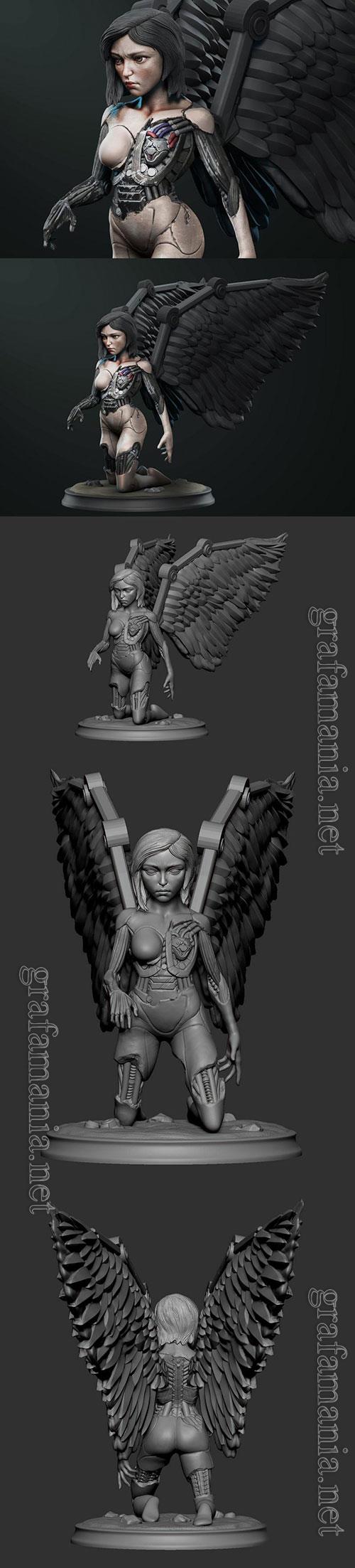 3D Print Models Alita Battle Angel Statue