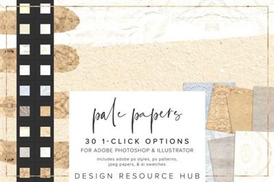 CreativeMarket   Pale Papers Photoshop Styles 6966089