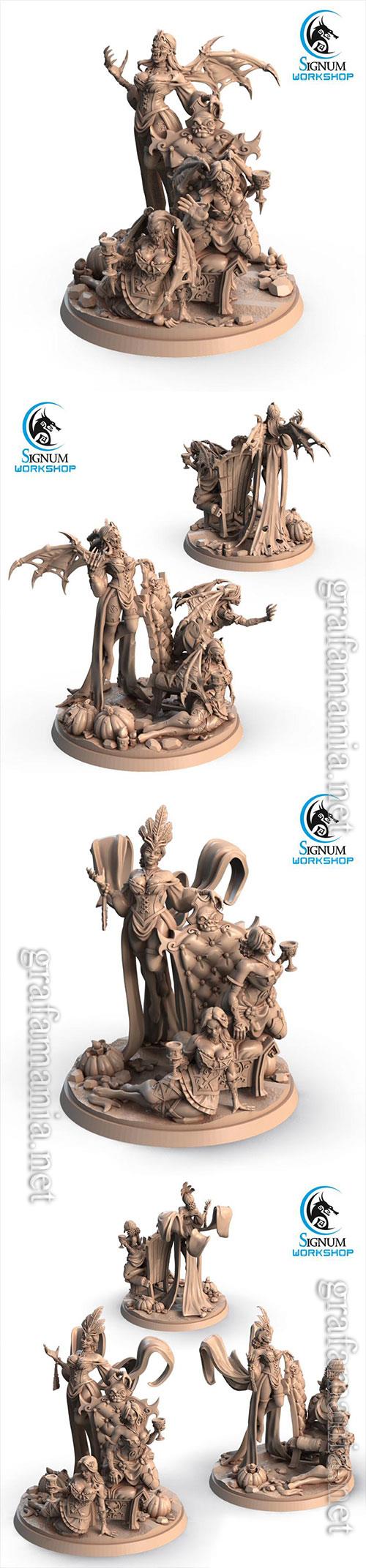 3D Print Models Three Angry Vampires