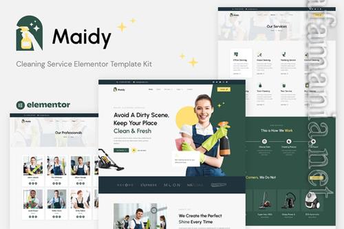 Maidy - Cleaning Service Elementor Template Kit 37638298