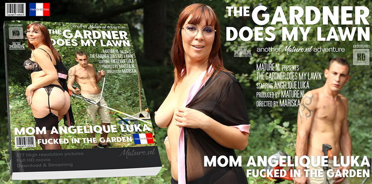 Mature.nl/Mature.eu: Angelique Luka - This gardner gets to plow the lawn from a hot mom in the garden (2022) 1080p WebRip