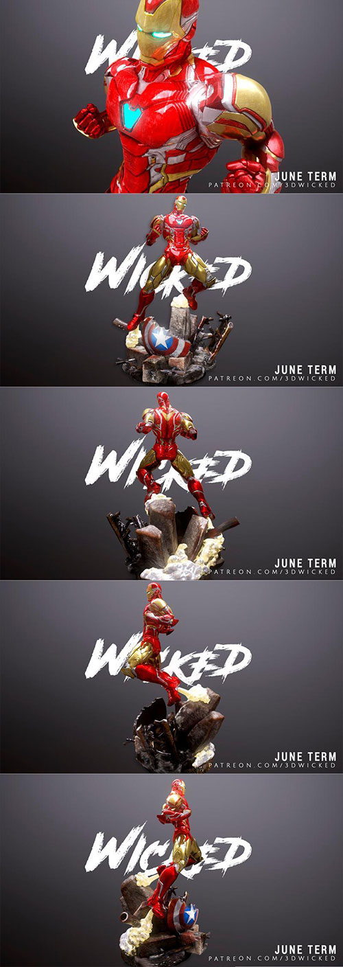 3D Print Models Wicked - Iron Man Sculpture