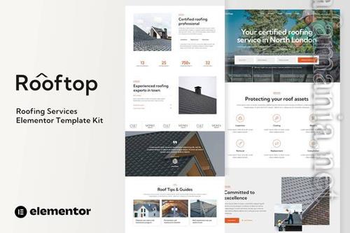 Rooftop - Roofing Service Elementor Template Kit 37669233
