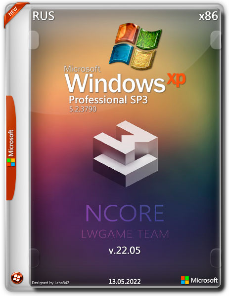 Windows XP Professional SP3 x86 nCore v.22.05 (RUS/2022)