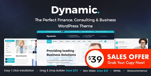 Dynamic - Finance and Consulting WordPress Theme 17813573