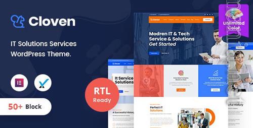 Cloven - IT Solutions Services WordPress Theme 26621050